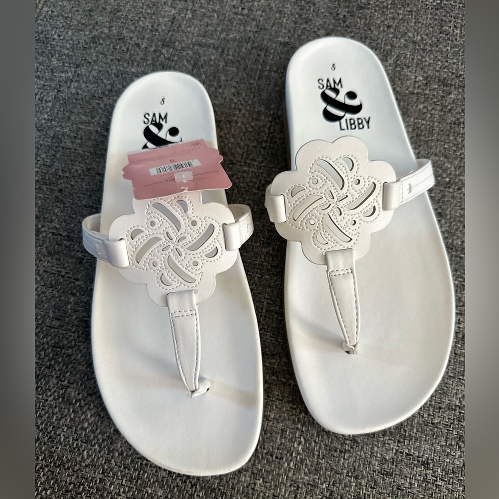 Sam & Libby Women's Alexandra Thong Footbed Sandal size 8